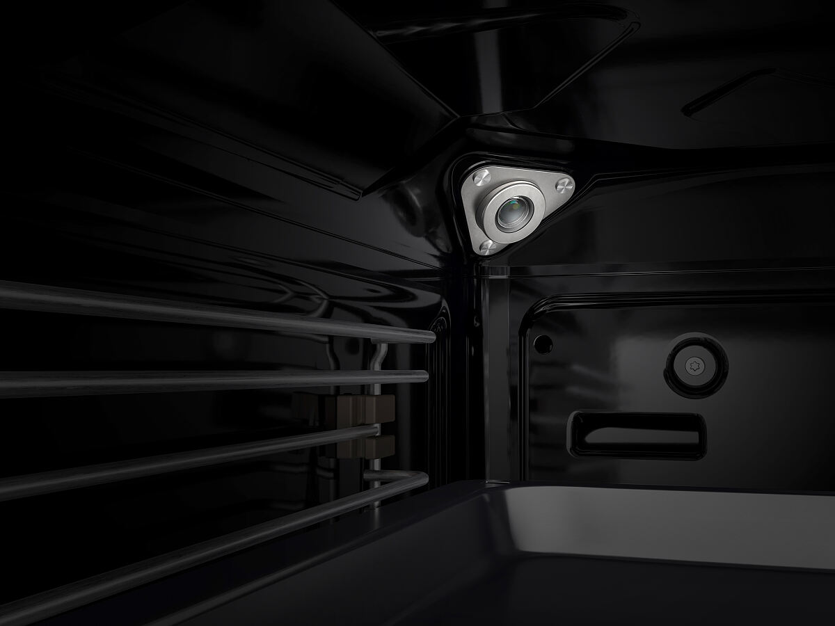 Der neue Siemens studioLine Backofen bringt dank integrierter Kamera künstliche Intelligenz in die Küche.
