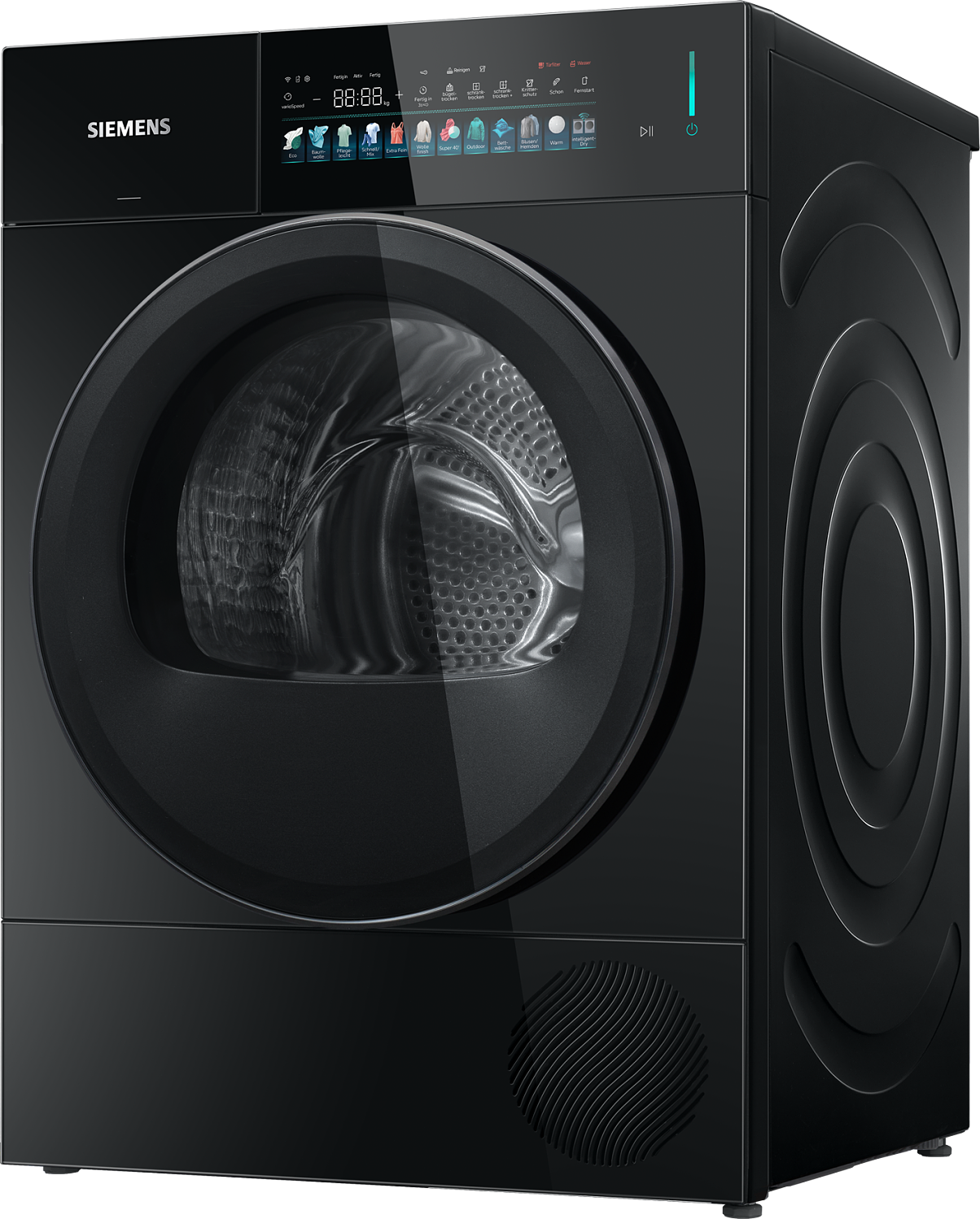 Wäschepflege wird schöner: Die neuen iconic Geräte von Siemens überraschen durch schwarzes Hochglanz-Design