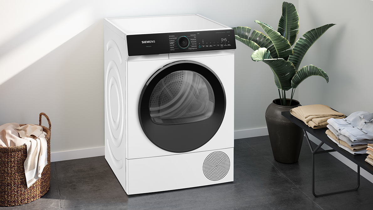 Frisches Duo in neuem Design: iQ500 Wäschepflege-Set von Siemens vereint intelligente Technologie für mehr Leichtigkeit im Alltag
