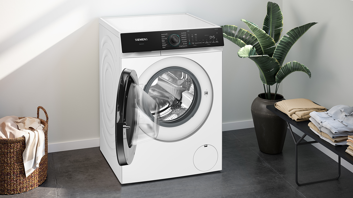 Frisches Duo in neuem Design: iQ500 Wäschepflege-Set von Siemens vereint intelligente Technologie für mehr Leichtigkeit im Alltag