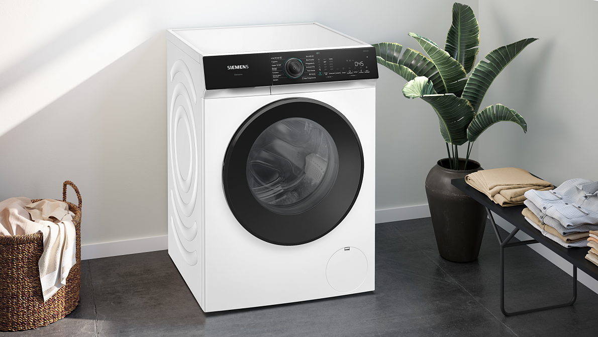 Frisches Duo in neuem Design: iQ500 Wäschepflege-Set von Siemens vereint intelligente Technologie für mehr Leichtigkeit im Alltag
