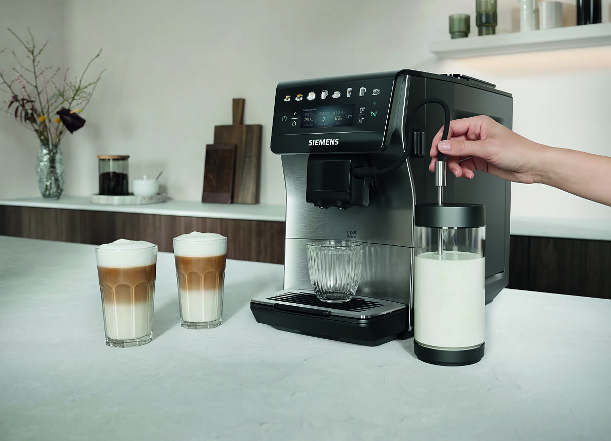 Kaffeevielfalt für jeden Anlass: Der neue Siemens Kaffeevollautomat EQ600 iAroma bringt Abwechslung in die Tasse