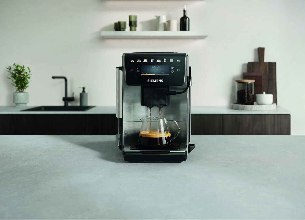 Kaffeevielfalt für jeden Anlass: Der neue Siemens Kaffeevollautomat EQ600 iAroma bringt Abwechslung in die Tasse
